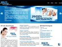 Tablet Screenshot of janssen-beautycenter.hu